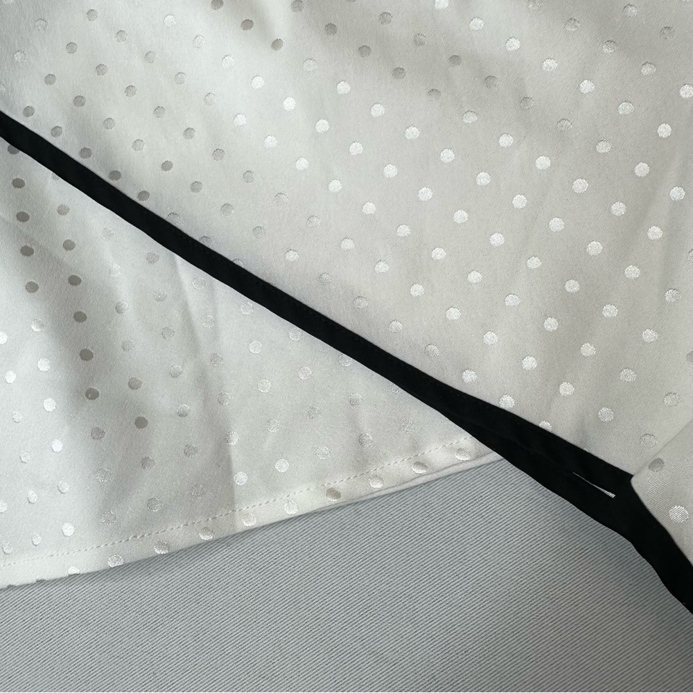 Kate Spade 🦊 2 pc Bridal Women's White Polka Dot Mrs. Sleepwear Set Sz XS - Picture 4 of 10